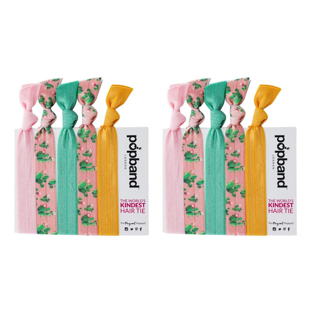 Hair Tie - Arizona - Pack of 2 by Popband for Women 5 Pc Hair Bands